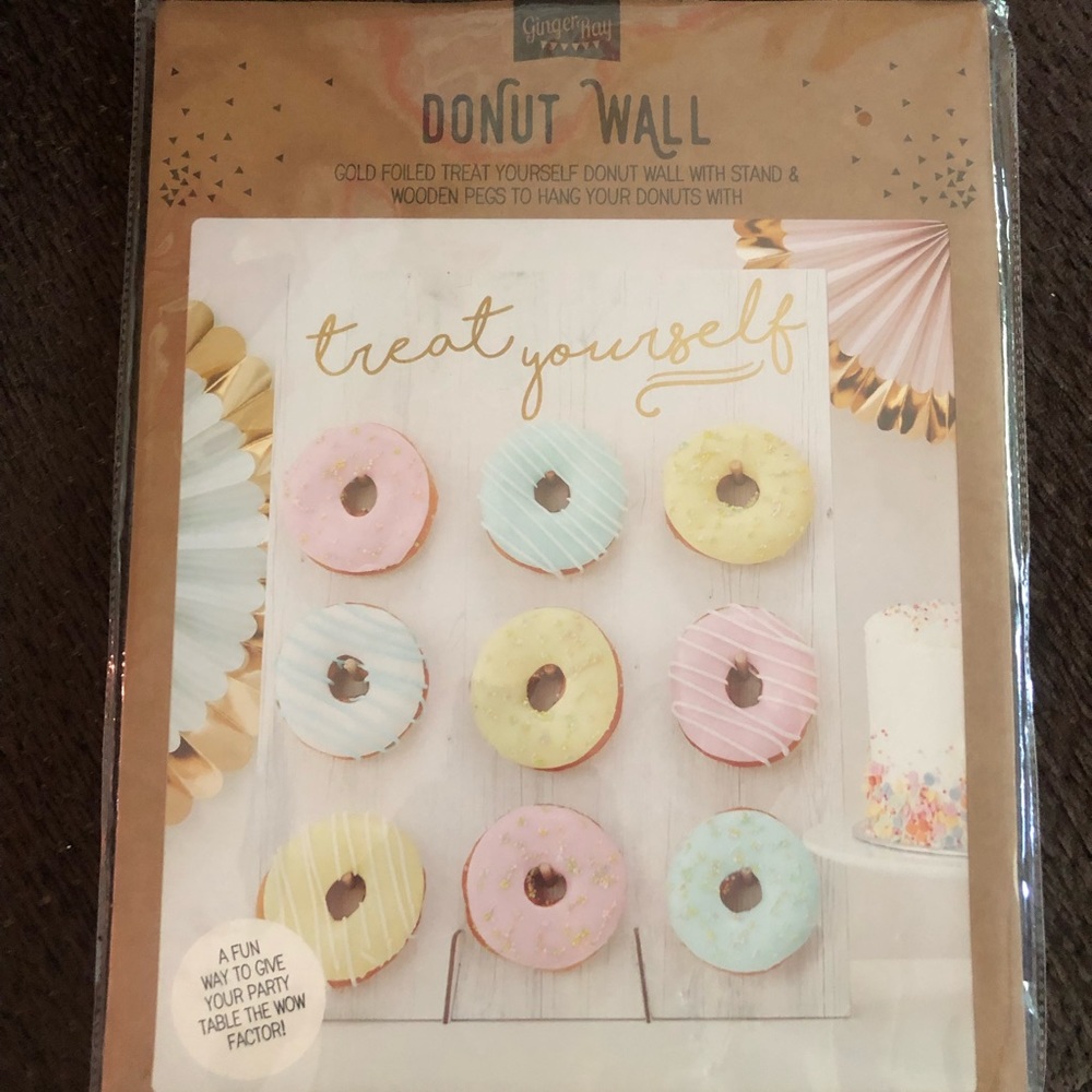 Ginger Ray Donut Wall display party event shower